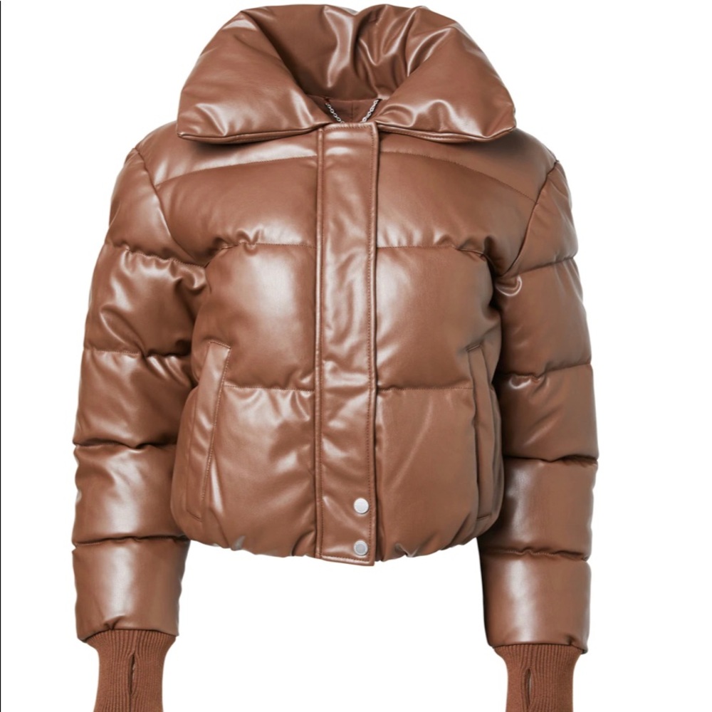 BCBGMAXAZRIA Cropped Puffer Jacket Size: XXS